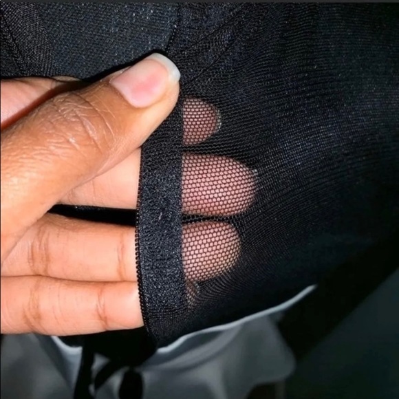 Guess Black & White Peplum Dress - Picture 5 of 5